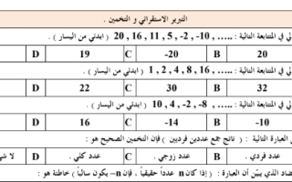 أوراق عمل درس التبرير والمنطق رياضيات الصف التاسع - نموذج 2