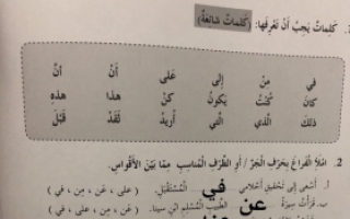 حل وحدة (نور العلم) كتاب النشاط لغة عربية صف رابع