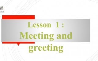 حل درس Meeting and greeting اللغة الإنجليزية الصف الثامن