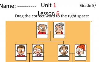 ورقة عمل Unit 1 Lesson 6 اللغة الإنجليزية الصف الخامس