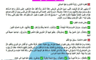 حل ملف شامل للقصص اللغة العربية الصف الثامن الفصل الثالث