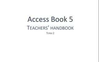دليل المعلم Access Book اللغة الانجليزية للصف الخامس الفصل الثاني