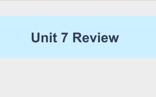 مراجعة Unit 7 Review الرياضيات منهج انجليزي الصف الثالث الفصل الثاني