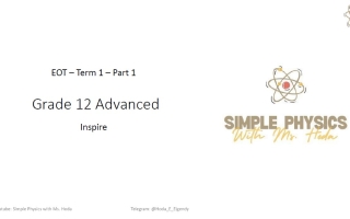 تجميعة صفحات الهيكل الوزاري الجزء الأول الفيزياء الصف الثاني عشر انسبير متقدم