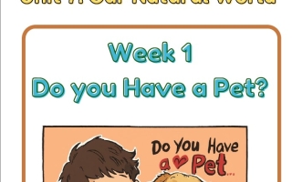 أوراق عمل الأسبوع الأول Do you Have a Pet اللغة الإنجليزية الصف الأول الفصل الثالث