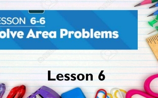 حل درس Solve area problems الرياضيات منهج انجليزي الصف الثالث