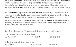 ورقة عمل Week 6 Amazing People اللغة الإنجليزية الصف الرابع الفصل الثاني