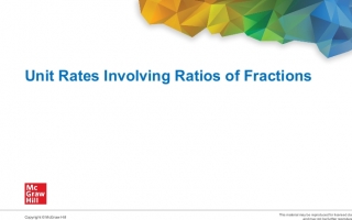 حل درس Unit Rates Involving Ratios of Fractions الرياضيات منهج انجليزي الصف السابع