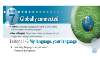 حل درس My Language, Your Language اللغة الإنجليزية الصف الثامن