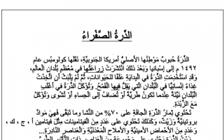 أوراق عمل متنوعة لغة عربية الصف التاسع الفصل الأول