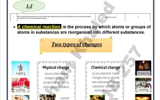 المراجعة النهائية حسب الهيكل الوزاري الأحياء الصف التاسع متقدم