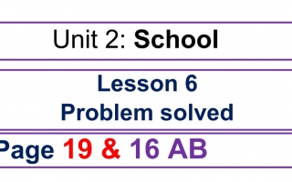 حل درس Problem solved اللغة الإنجليزية الصف السادس