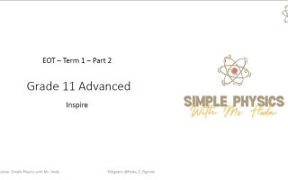 تجميعة صفحات الهيكل الوزاري الجزء الثاني الفيزياء الصف الحادي عشر انسبير متقدم