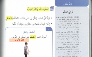 حل درس لويس برايل (المفردات والتراكيب) اللغة العربية للصف الرابع