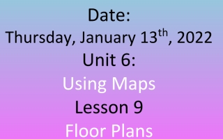 حل درس Floor Plans اللغة الانجليزية الصف السابع