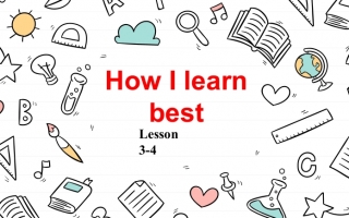 حل درس How I learn best اللغة الإنجليزية الصف الثامن