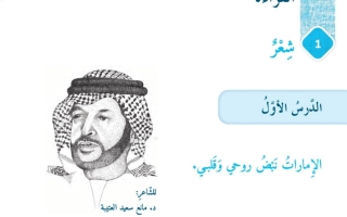 حل درس الإمارات نبص روحي وقلبي لغة عربية صف ثامن