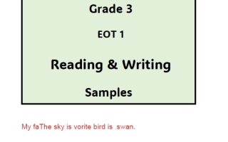 حل تدريبات Reading & Writing اللغة الإنجليزية الصف الثالث