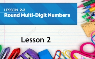 حل درس Round multi digit numbers الرياضيات منهج انجليزي الصف الثالث