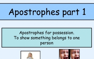 درس Using Apostrophes اللغة الإنجليزية الصف السابع