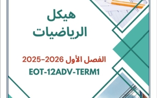 أسئلة الهيكل الوزاري الرياضيات المتكاملة الصف الثاني عشر متقدم