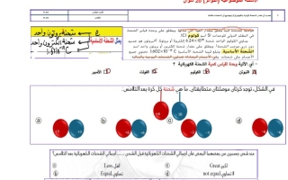 محاكاة للاختبار الوزاري على الهيكلة الفيزياء الصف الثاني عشر بريدج عام