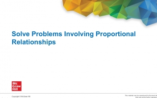حل درس Solve Problems Involving Proportional Relationships الرياضيات منهج انجليزي الصف السابع