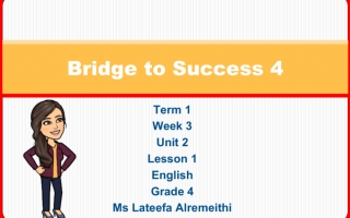 درس Unit 2 Lesson 1 اللغة الإنجليزية الصف الرابع