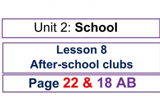 حل درس After school clubs اللغة الإنجليزية الصف السادس