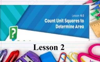 حل درس Count unit squares to determine area الرياضيات منهج انجليزي الصف الثالث