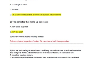 حل أوراق عمل Exam Practice Questions العلوم المتكاملة الصف الخامس