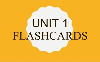 مراجعة درس Unit 1 Flashcards اللغة الإنجليزية الصف الرابع