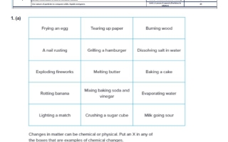 تدريبات الجزء الكتابي العلوم المتكاملة الصف الخامس