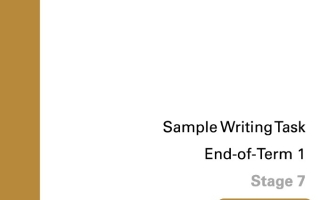 دليل إرشادي وزاري لطريقة الكتابة في امتحان نهائي اللغة الإنجليزية الصف العاشر متقدم والحادي عشر عام