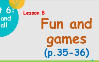 حل درس Fun and games اللغة الإنجليزية الصف الرابع