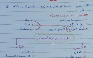 شرح دروس النحو اللغة العربية الصف الثاني عشر الفصل الثالث