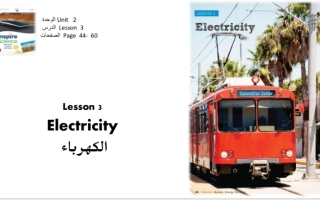 ملخص درس الكهرباء العلوم الصف الرابع