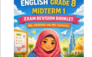 مراجعة امتحان التكويني الأول اللغة الإنجليزية الصف الثامن الفصل الثاني