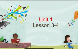 حل درس Unit 1 Lesson 3 4 اللغة الإنجليزية الصف الثاني الفصل الأول