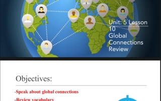 حل درس Global Connections Review اللغة الانجليزية الصف الثامن